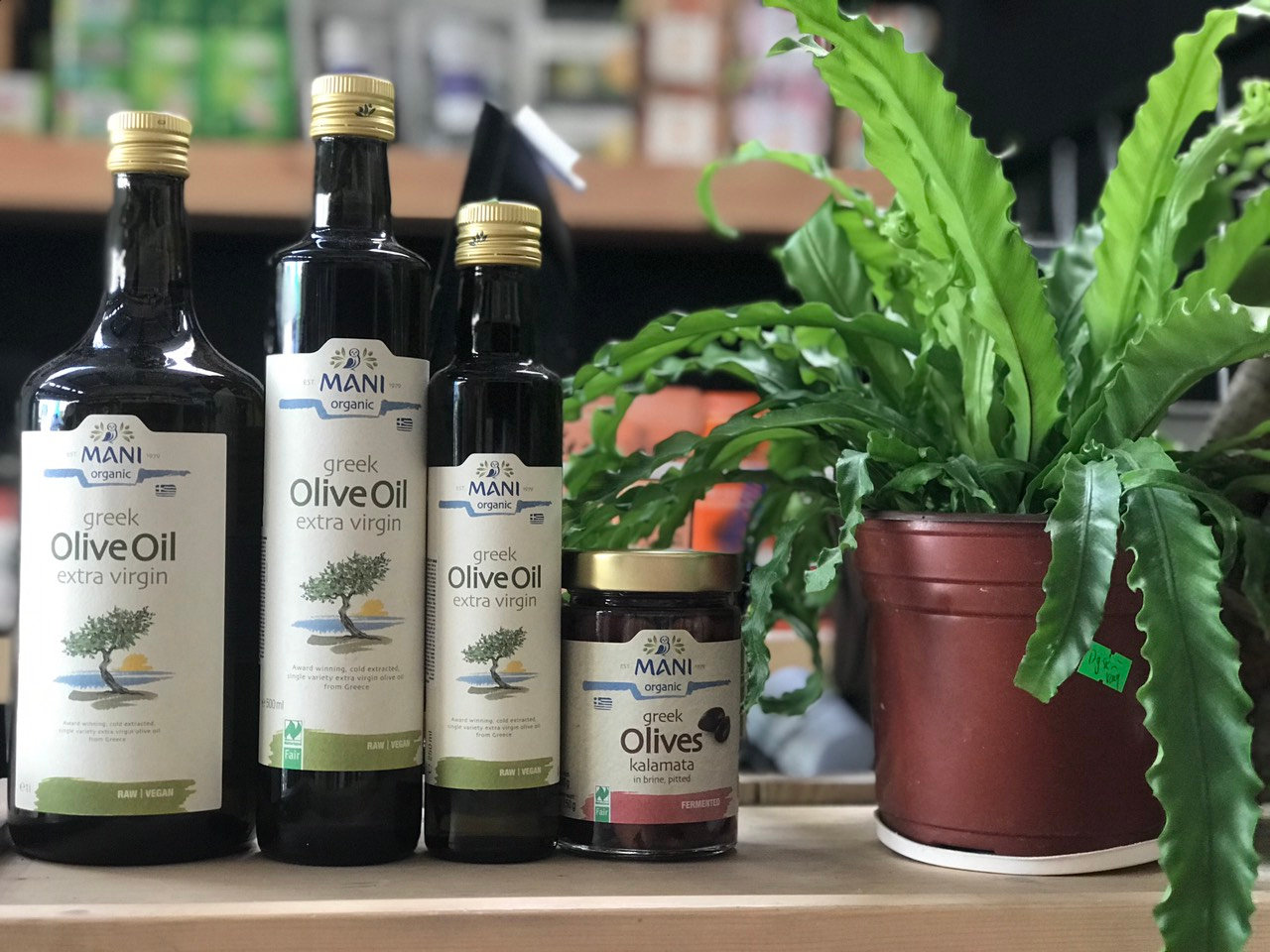 Dầu Extra Virgin Olive Hữu Cơ Mani 1L