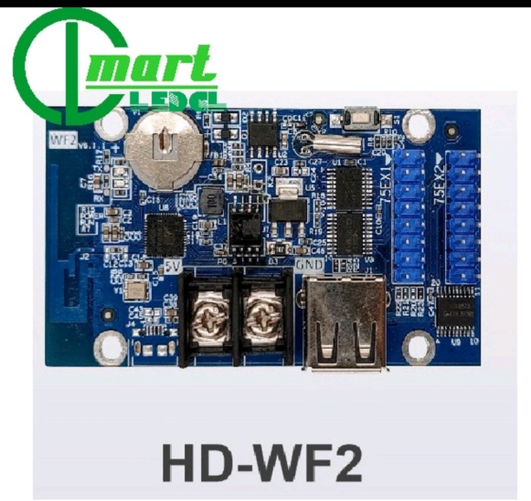 Card hd wf2 điều khiển led ma trận full màu 2 tầng