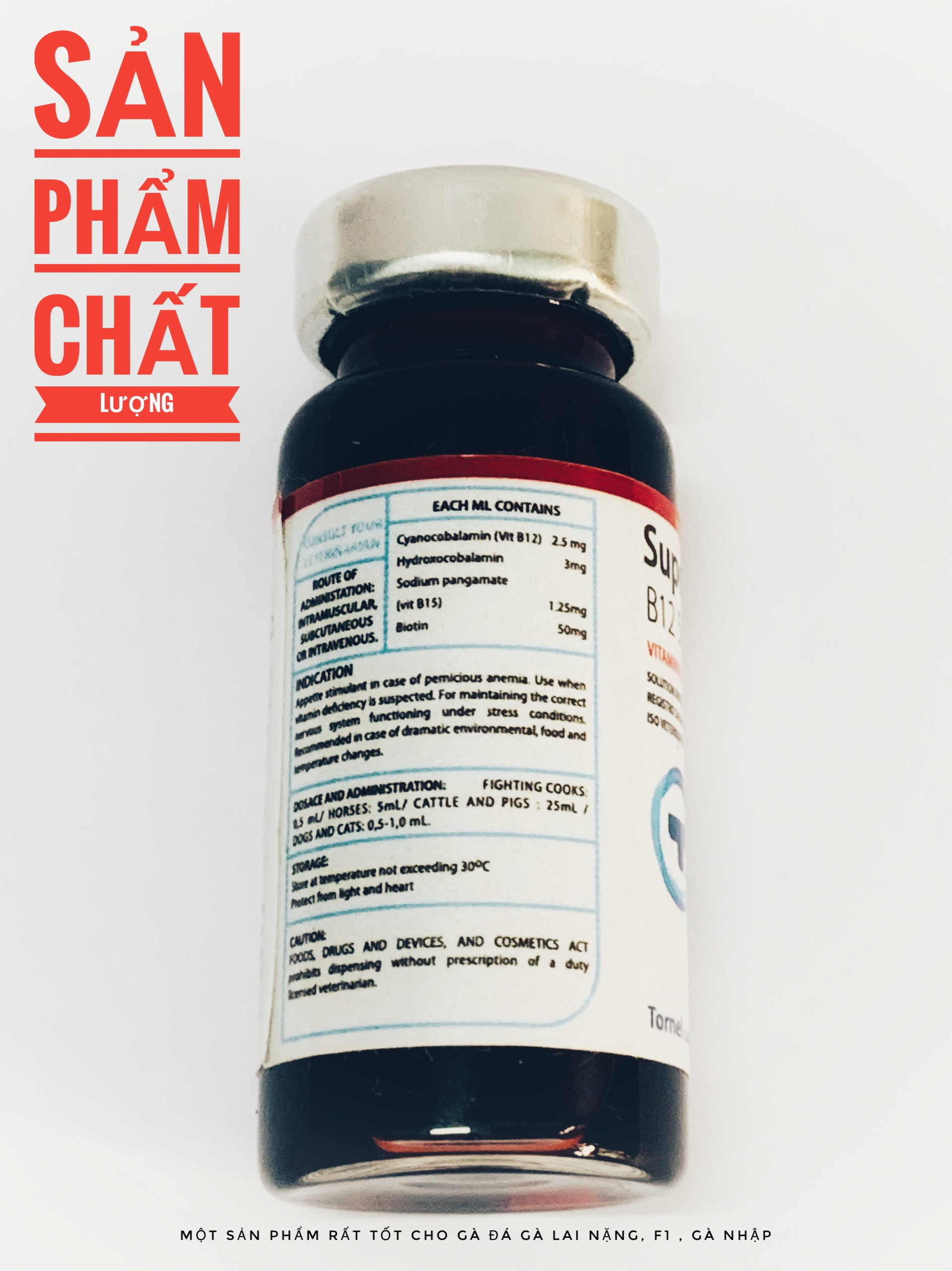 [HCM]Super Vitamina B12 5500 Sản Phẩm Nuôi Gà