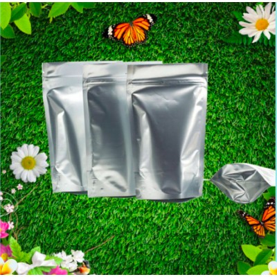 1kg túi zipper đáy đứng hai mặt bạc