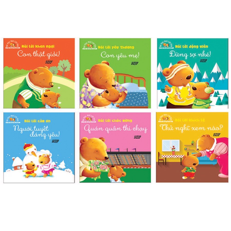 Combo Bé học nói lời hay (6 cuốn)