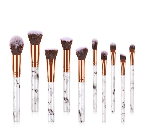 Bộ Cọ Trang Điểm 10 Cây vân đá cao cấp ronshadow