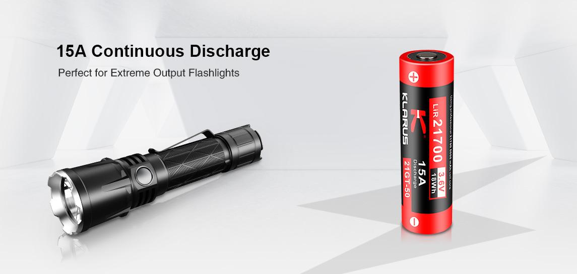 Pin sạc KLARUS 21700 dung lượng 5000mAh
