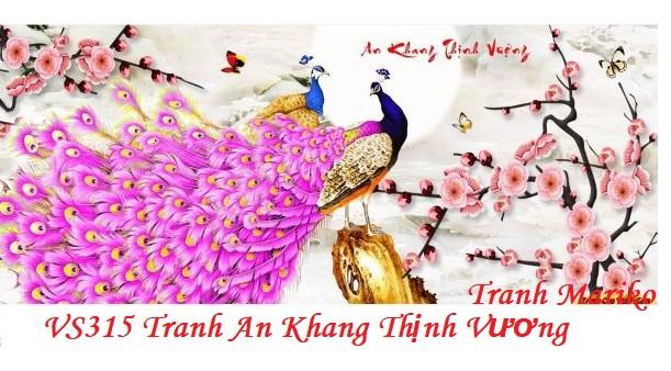 Tranh đính đá An Khang Thịnh Vượng kích thước lớn ✅120×65 cm -️ VS315 Tranh Mariko