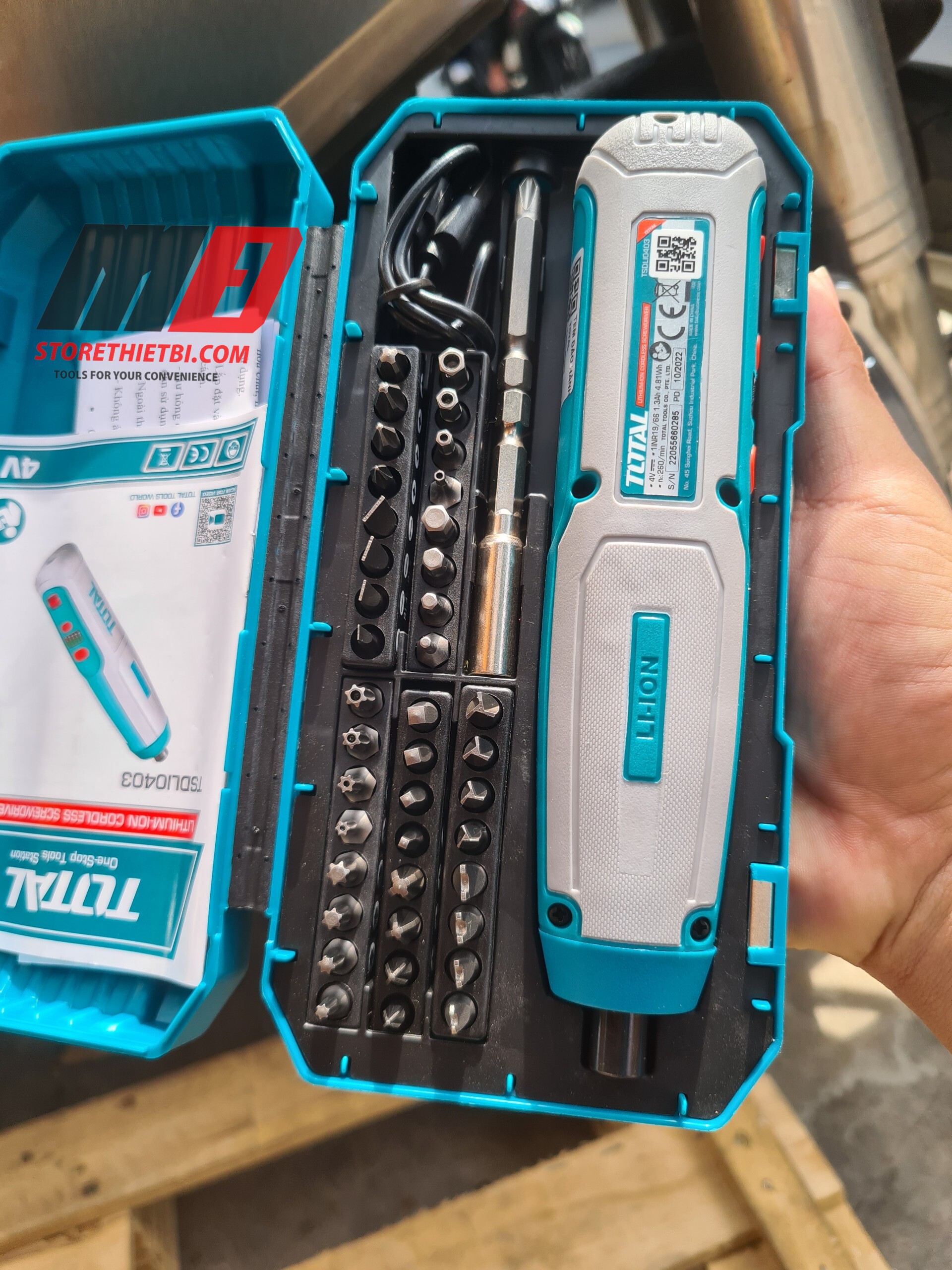 TSDLI0403 Máy siết vít dùng pin 4v Total