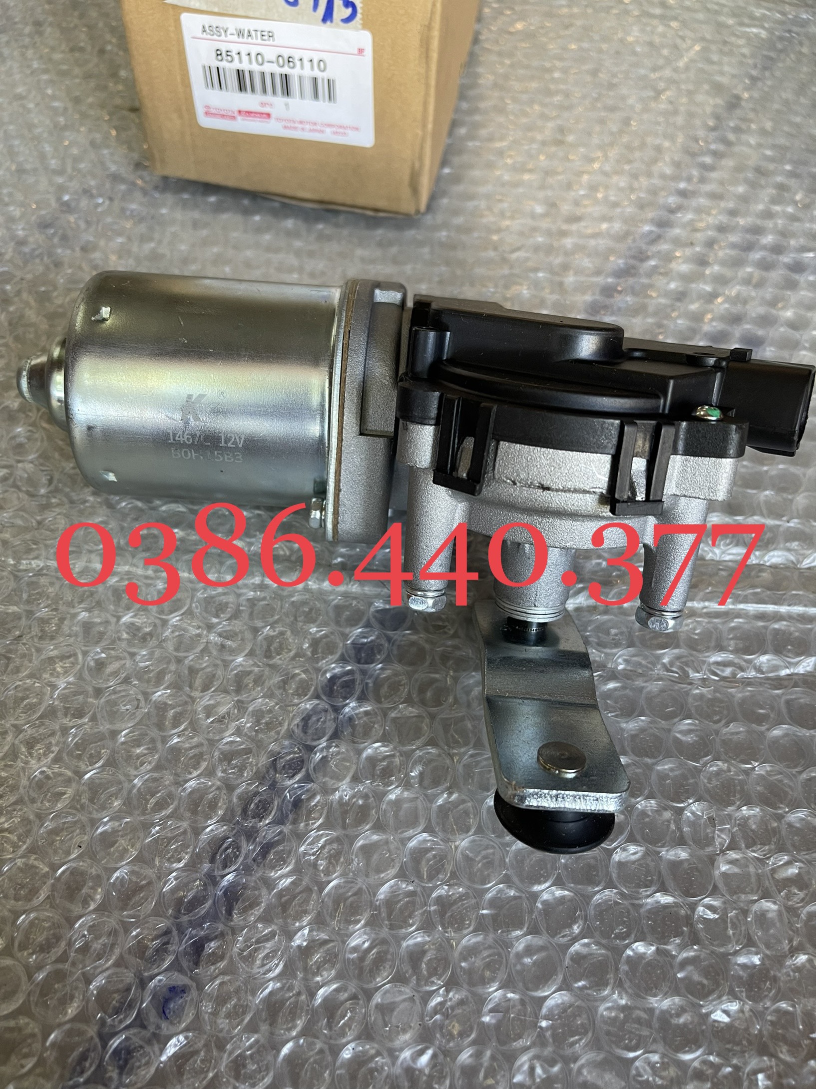 Mô tơ gạt mưa vios 08-13, yaris oem