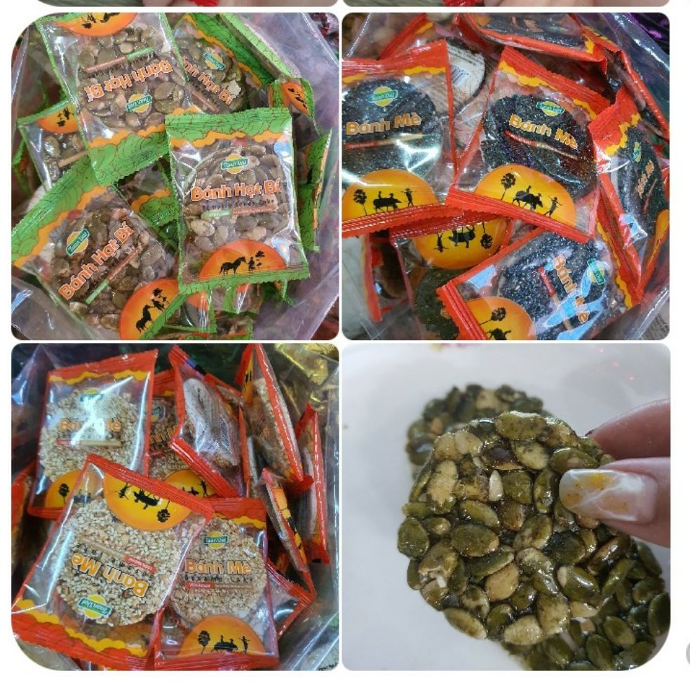 Bánh Mè Trắng + Đen 500G