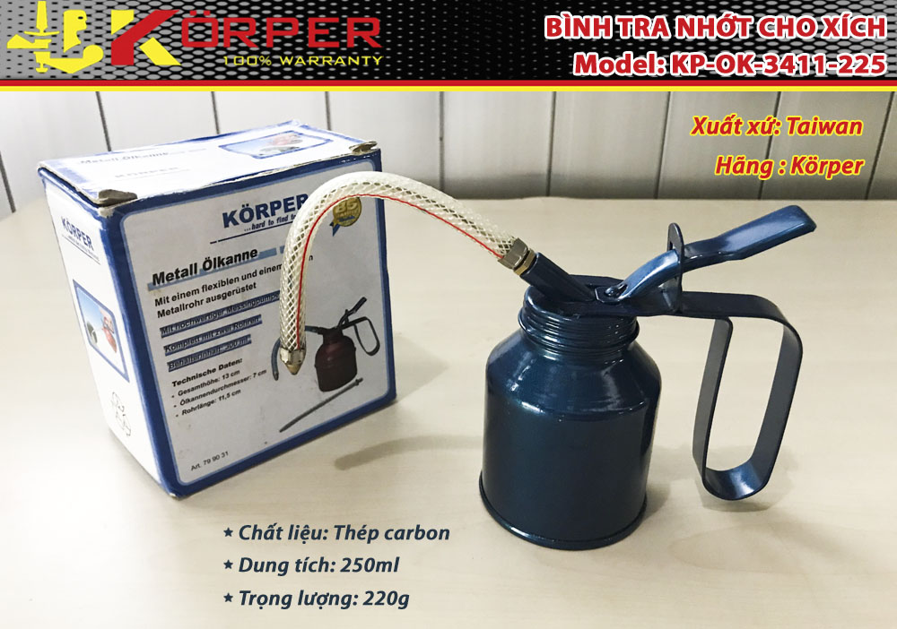 Bình Tra Nhớt Korper