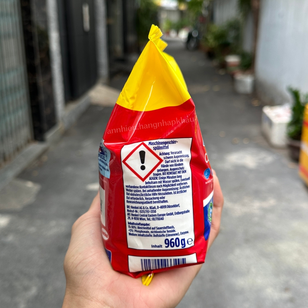 Bột rửa chén Somat 960g của Đức dùng cho máy rửa chén bát