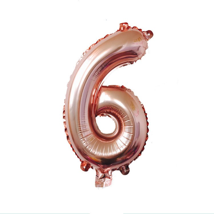 Bóng số tuổi màu RoseGold trang trí sinh nhật (80cm) - Hello Baby