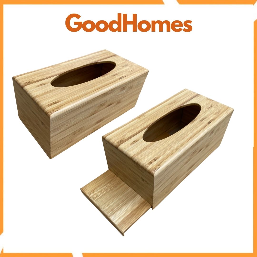 Hộp đựng giấy ăn gỗ tre cao cấp _ TISBOX