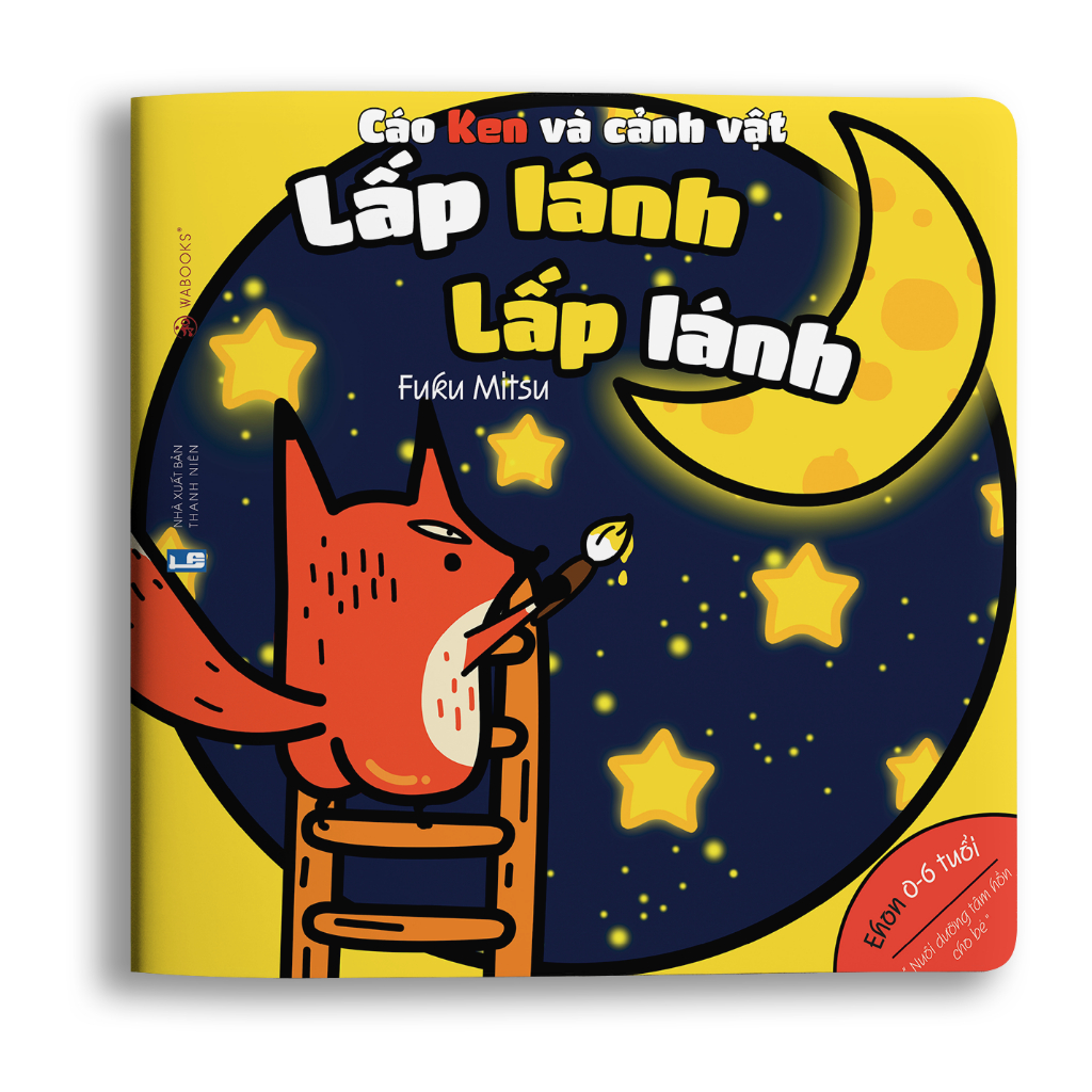 Sách ehon - âm thanh cùng cáo ken - lấp lánh lấp lánh dành cho trẻ 0 - 6 tuổi