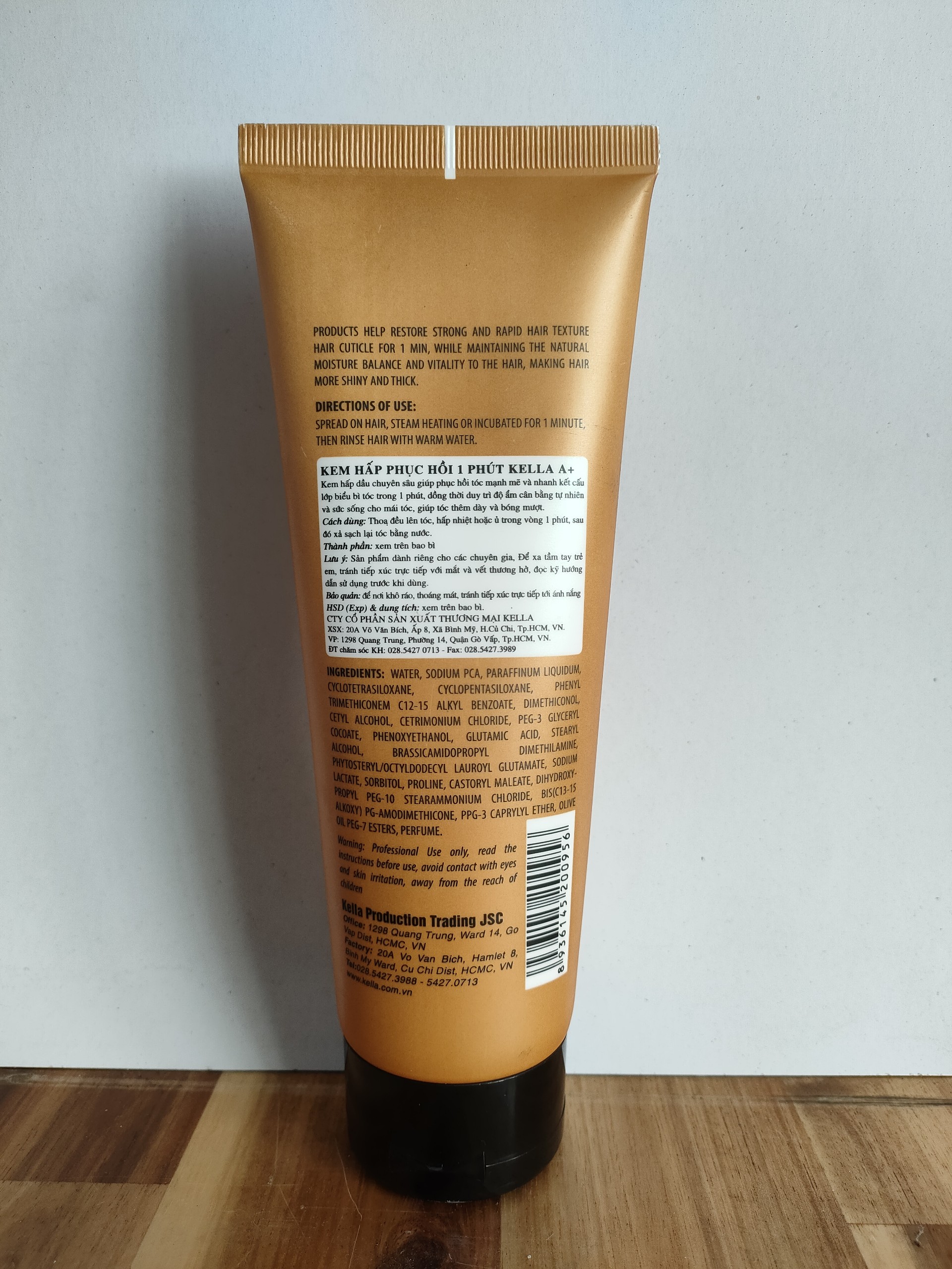 Kem hấp phục hồi 1 phút Kella A+ típ 200ml