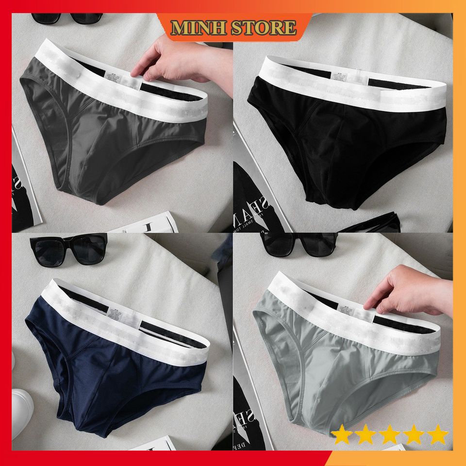 Quần lót nam tam giác, Quần sịp nam, quần xì nam thun lạnh siêu thoáng mát SC01 - Minhstore