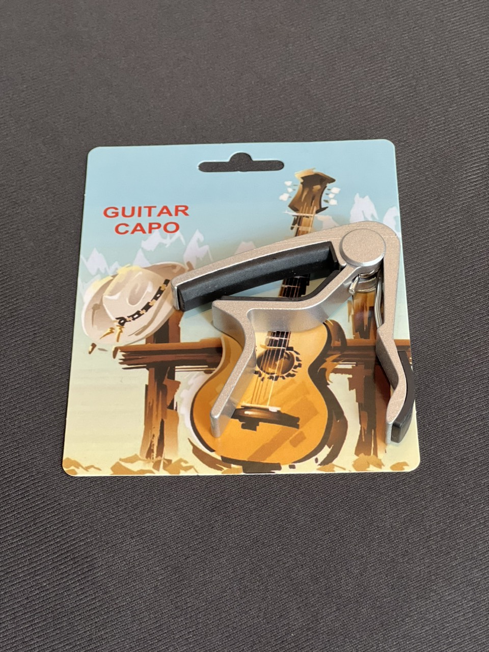Capo guitar Vines màu bạc kẹp chặt