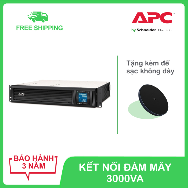 Bảng giá Bộ lưu điện thông minh APC by Schneider Electric Smart-UPS C 3000VA LCD RM 2U 230V SMC3000RMI2U Phong Vũ