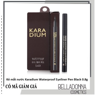 [HCM]Kẻ mắt nước Karadium Waterproof Eyeliner Pen Black 0.8g thumbnail