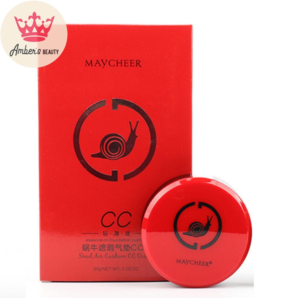 Set Phấn nước CC Cushion Maycheer Tinh Chất Ốc Sên LK6K6