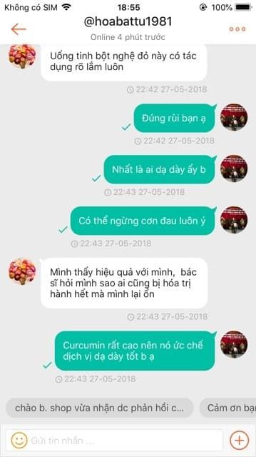 500gr tinh bột nghệ nano curcumin có chứng nhận ATTP