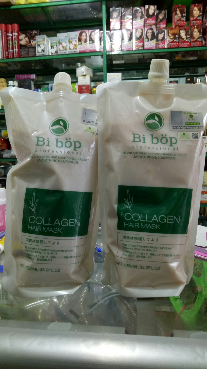 Kem hấp ủ tóc siêu phục hồi bibop nhật bản 1000ml