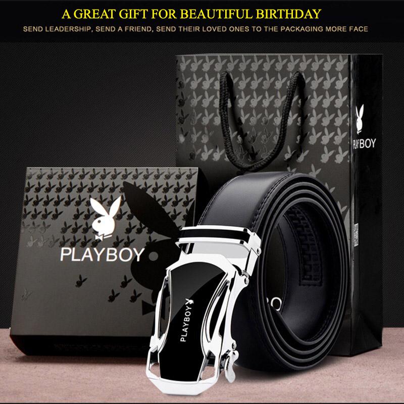 DÂY THẮT LƯNG NAM PLAYBOY PHONG CÁCH THỜI TRANG HÀN QUỐC