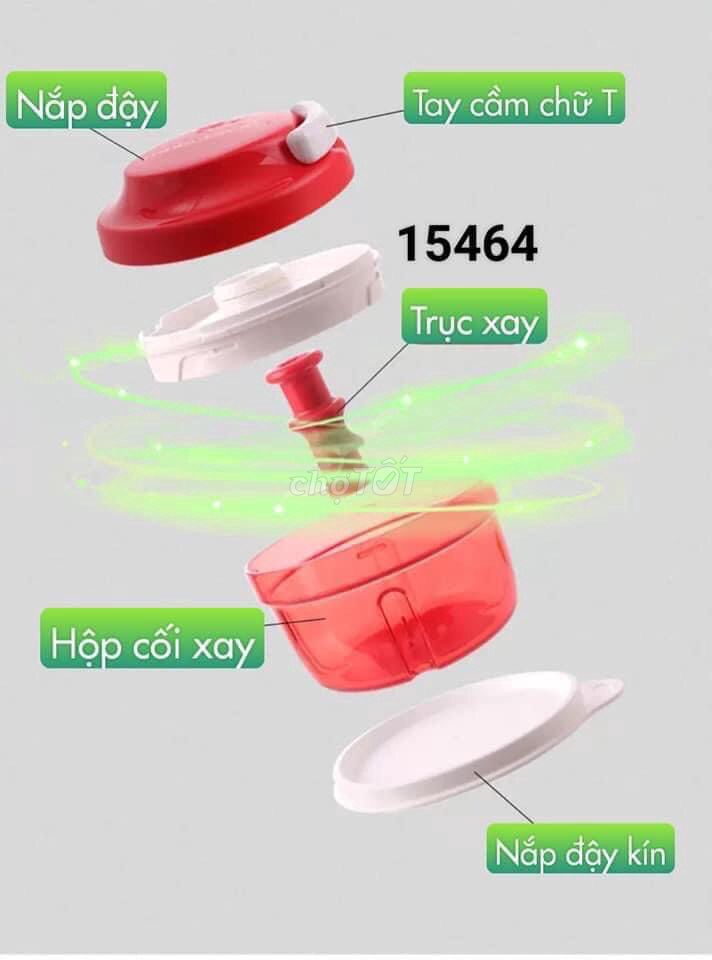 Tupperware Dụng cụ xay thực phẩm Turbo Chopper