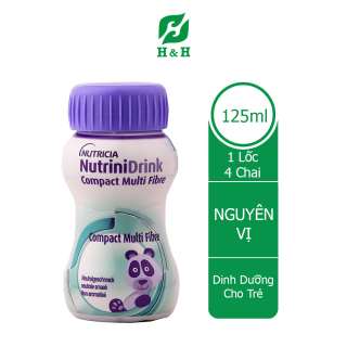 [HCM]Sữa Nutrinidrink Compact Multi Fibre Dinh dưỡng cho trẻ nhẹ cân hoặc suy dinh dưỡng - 4 chai 125ml thumbnail