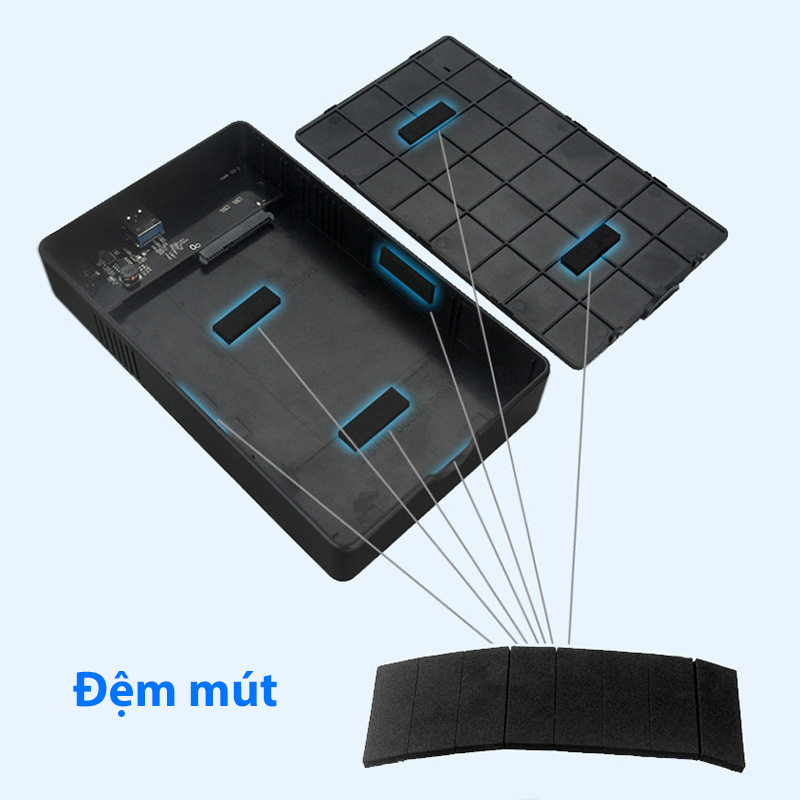 Box ổ cứng 3.5 inch USB2.0 USB3.0 - BX76