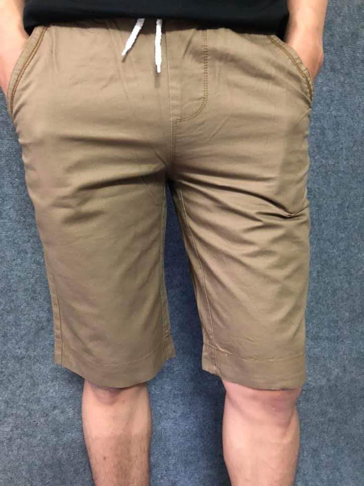 Combo of 3 Men's Elastic Waist Shorts in 3 Different Colors