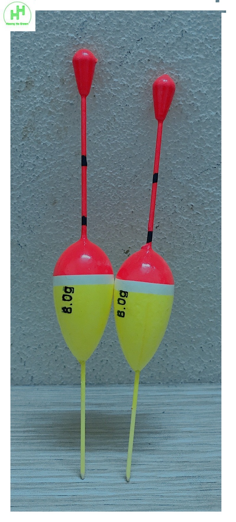 1 phao câu cá, phao câu đơn dài 14cm