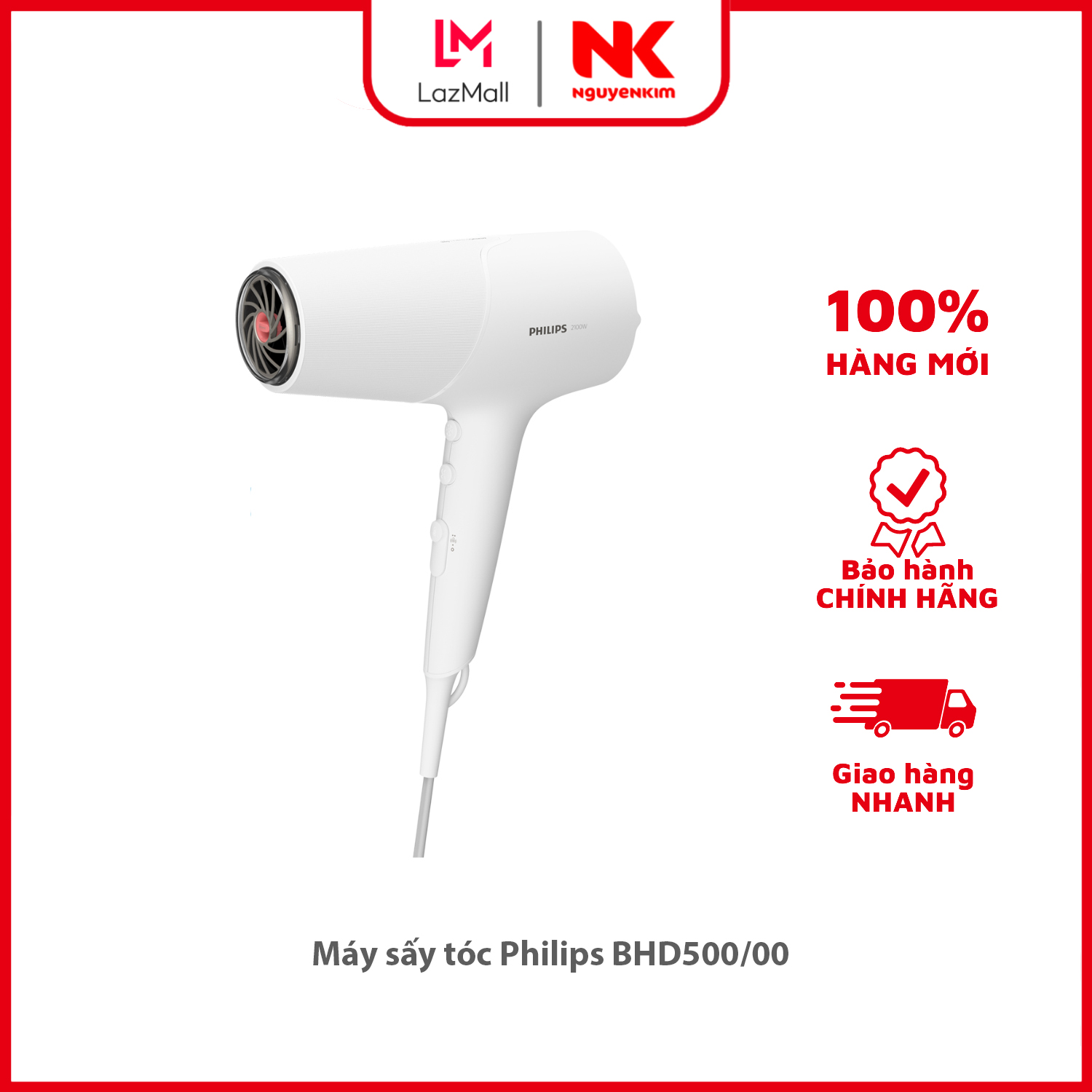 Máy sấy tóc philips bhd500/00