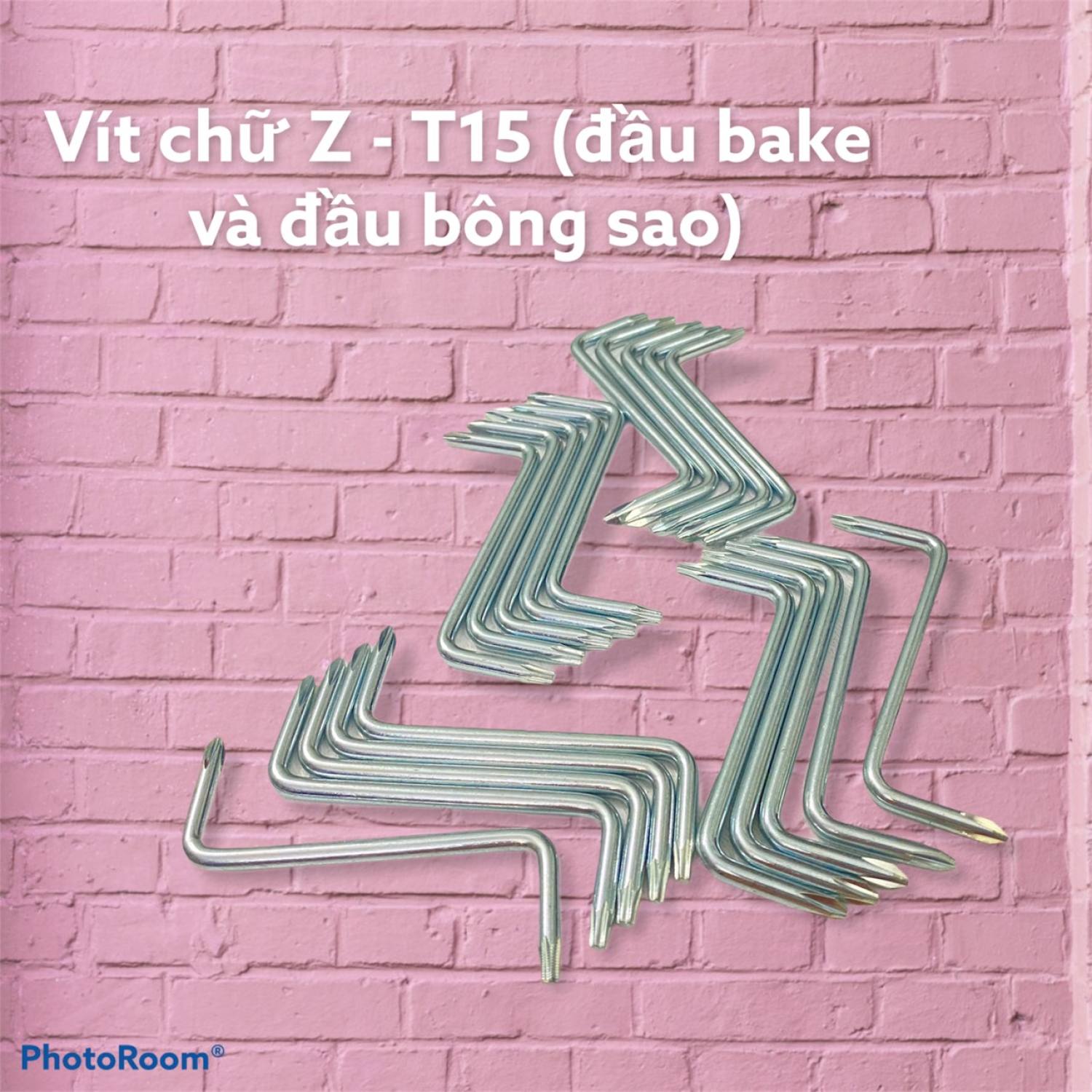 Vít chữ Z - T15 ( đầu bake và đầu bông sao )