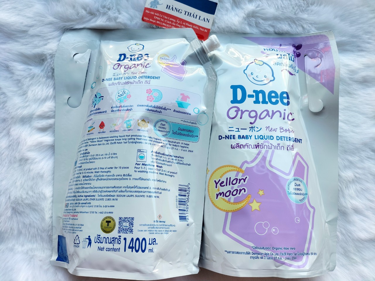 Nước giặt Dnee Thái Lan túi 1300ml