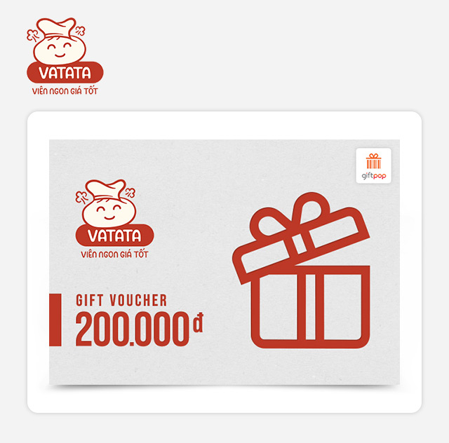 Phiếu quà tặng VATATA 200k