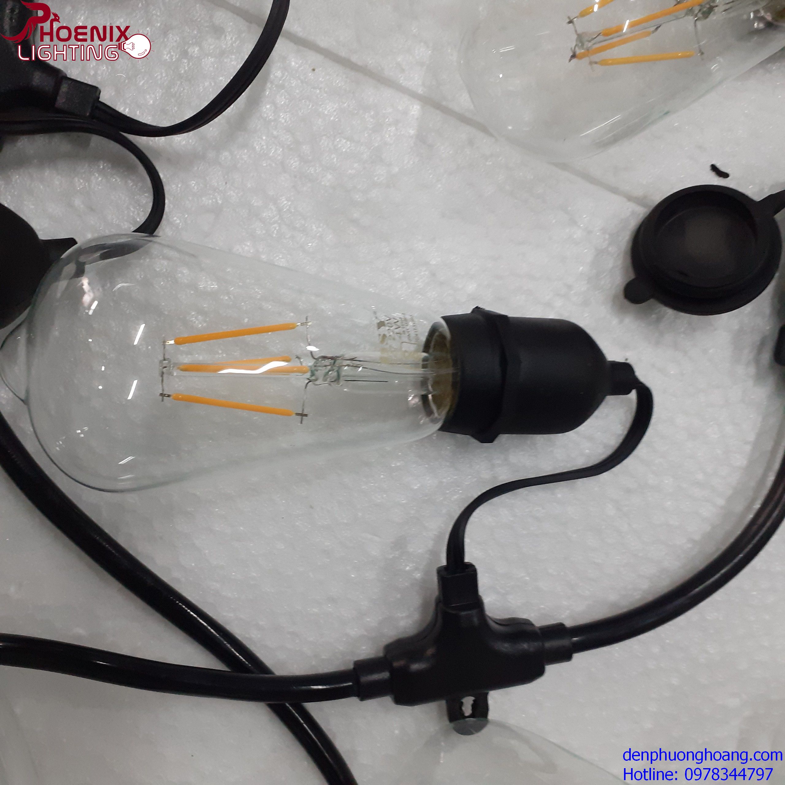 Bóng Đèn LED Edison ST64, Combo 10 Bóng Đèn Edison Công Suất 4W