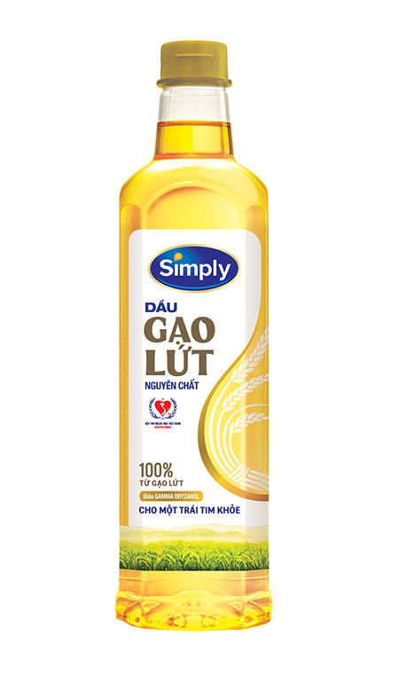 Chai Dầu Ăn Simply Gạo 1L