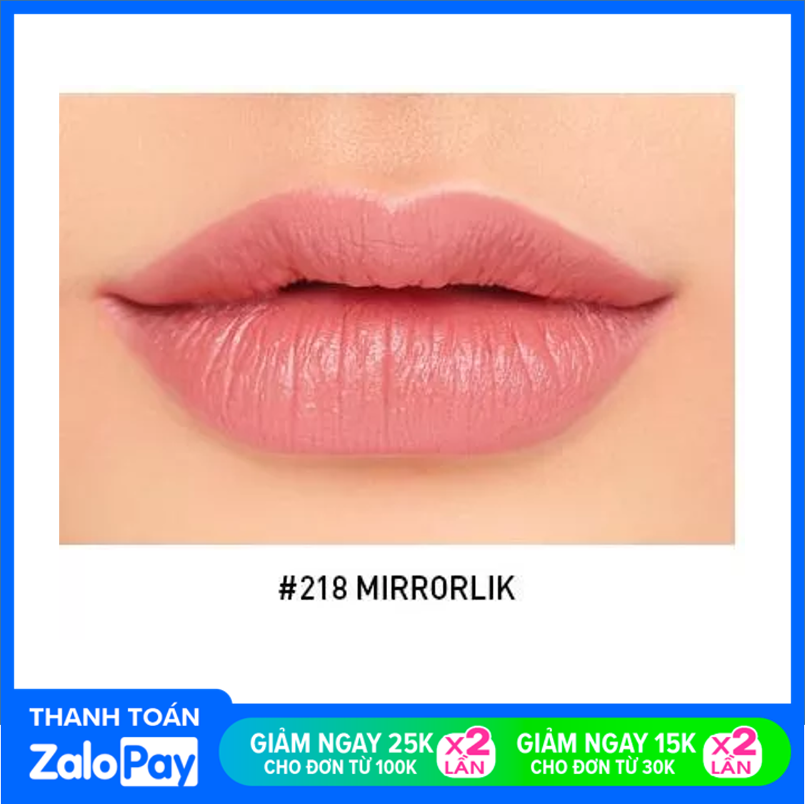 [HCM]Son Thỏi 3CE Mood Recipe Màu 218 Mirrorlike ( Màu Hồng Nude)