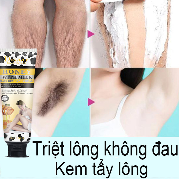 Kem tẩy lông 100ml, không gây đau rát, dùng được cho nhiều vùng da khác nhau, kem tẩy lông an toàn, kem tẩy lông dành cho da nhạy cảm, tẩy da vùng tay, chân, nách dịu nhẹ, khiến làn da trở nên mịn màng
