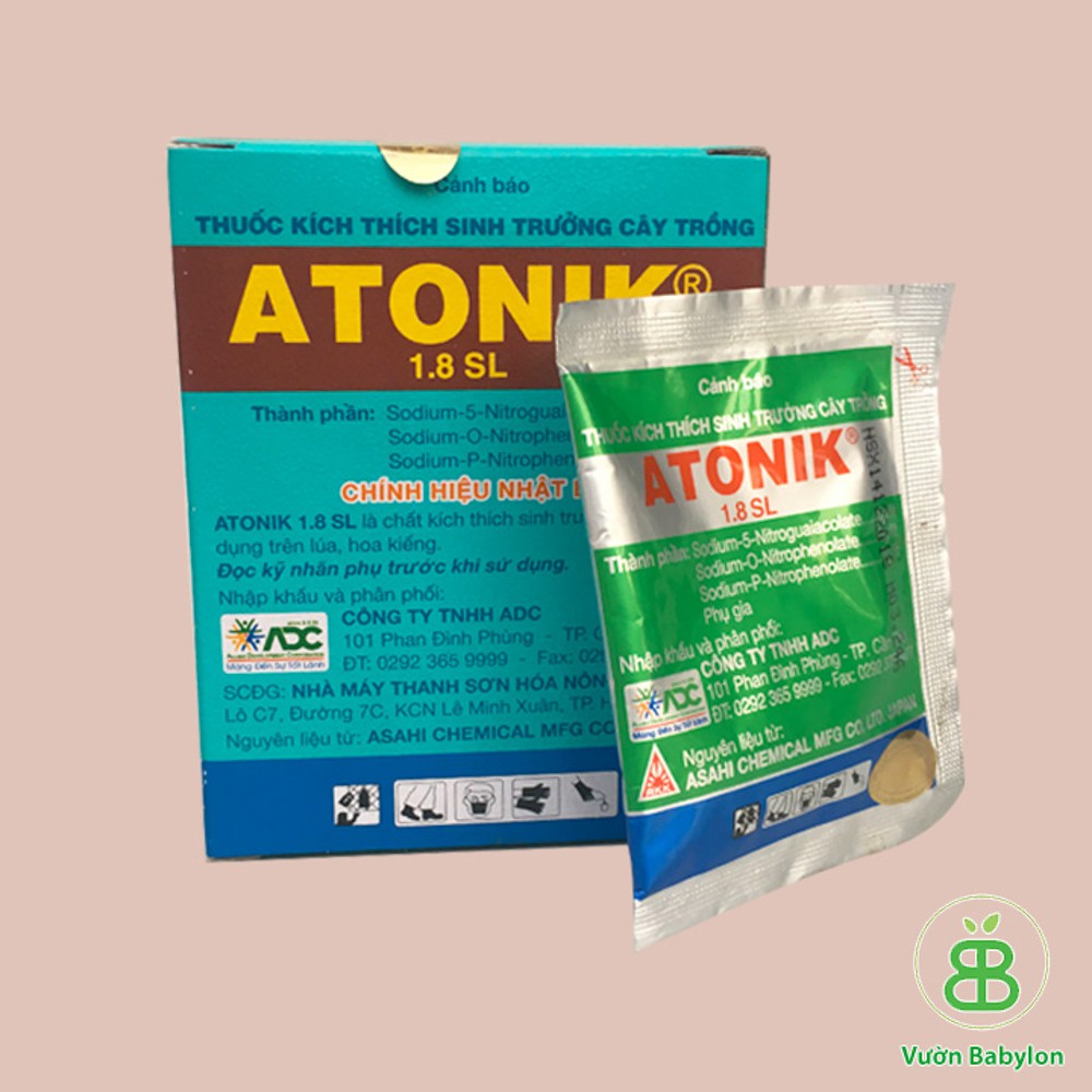 ATONIK - KÍCH THÍCH SINH TRƯỞNG CÂY TRỒNG 1.8SL ( 1 GÓI / 10ml )