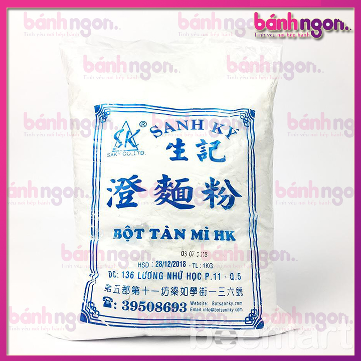🍩🍩🍩Bột tàn mỳ Sanh Ký 1kg🍩🍩🍩(Dùng làm các loại bánh mì cao cấp, bánh pizza, croissant, donut, bánh mì ngọt, sandwich và các loại bánh khác)