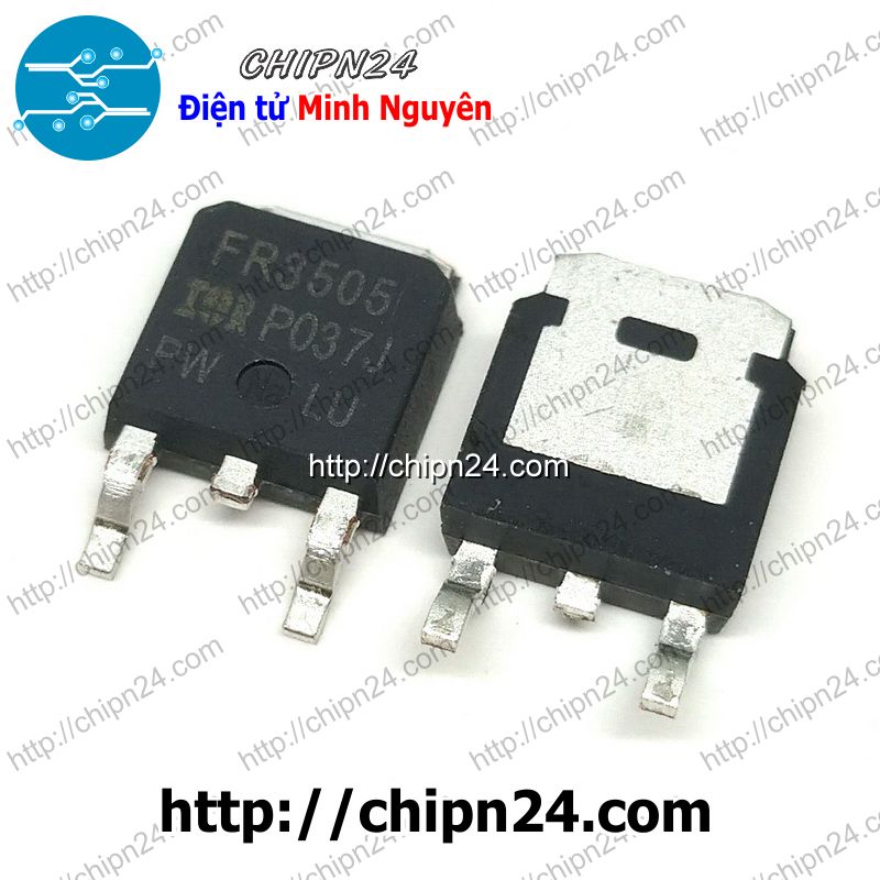[2 con] (SOP) Mosfet Dán FR3505 TO-252 Hàng Tốt 71A 55V Kênh N (SMD) (IRFR3505TRPBF IRFR 3505 FR) - HH006229
