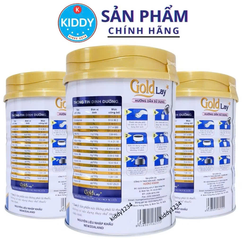 Sữa GoldLay Pedia 900g cho trẻ biếng ăn (gold lay)