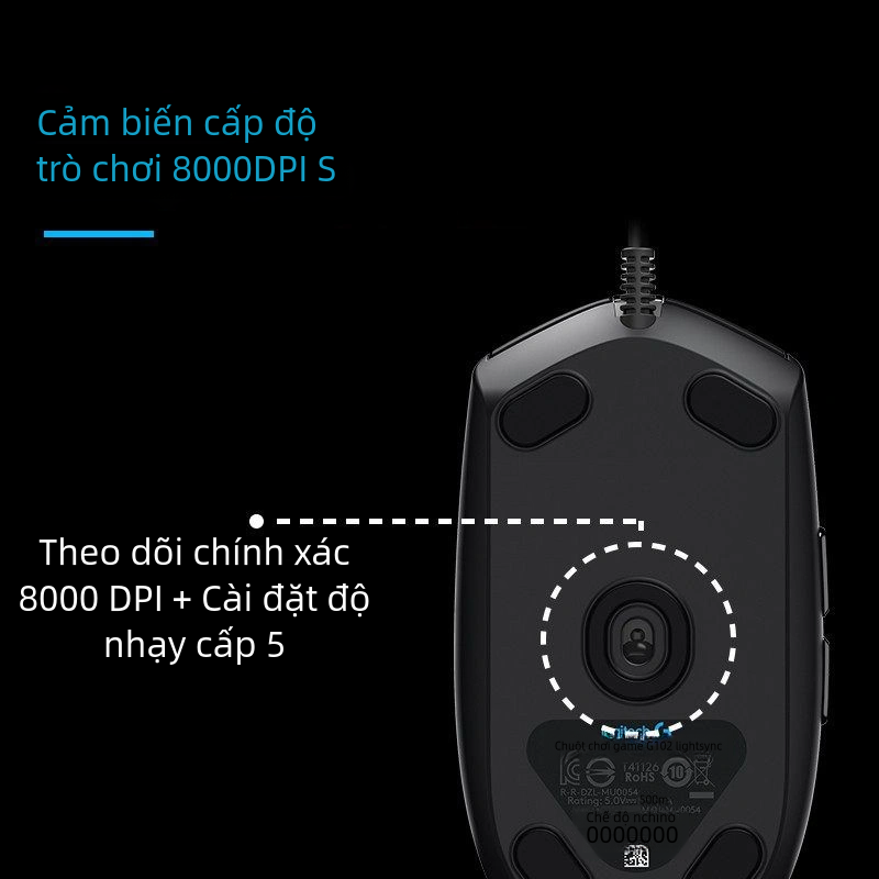 Chuột có dây chơi game Logitech G102