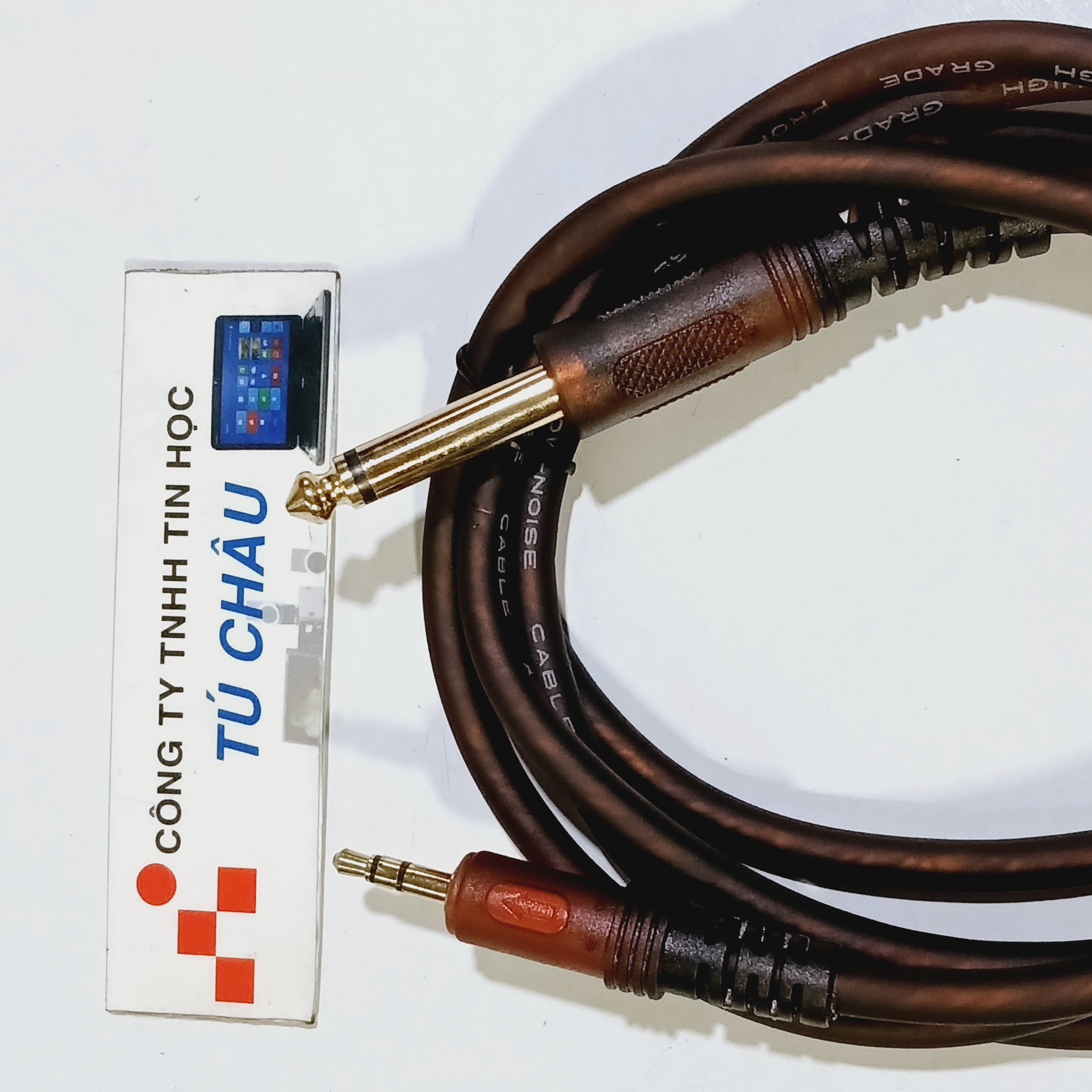 Cáp 3.5 Ly ra 6 Ly dài 1.5m / 3m / 5m (Chuẩn 6 ly MONO / STEREO) / Sử dụng được 2 chiều
