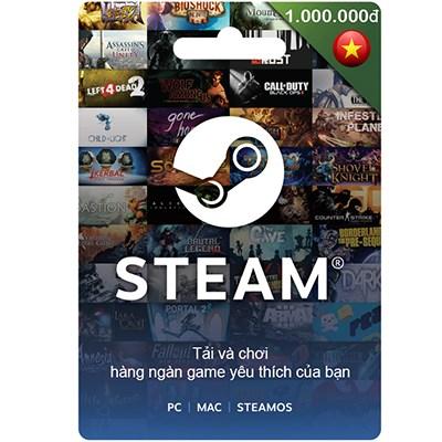 Thẻ Steam Wallet 1000000 VND - Giao Hàng Trong 3 Phút