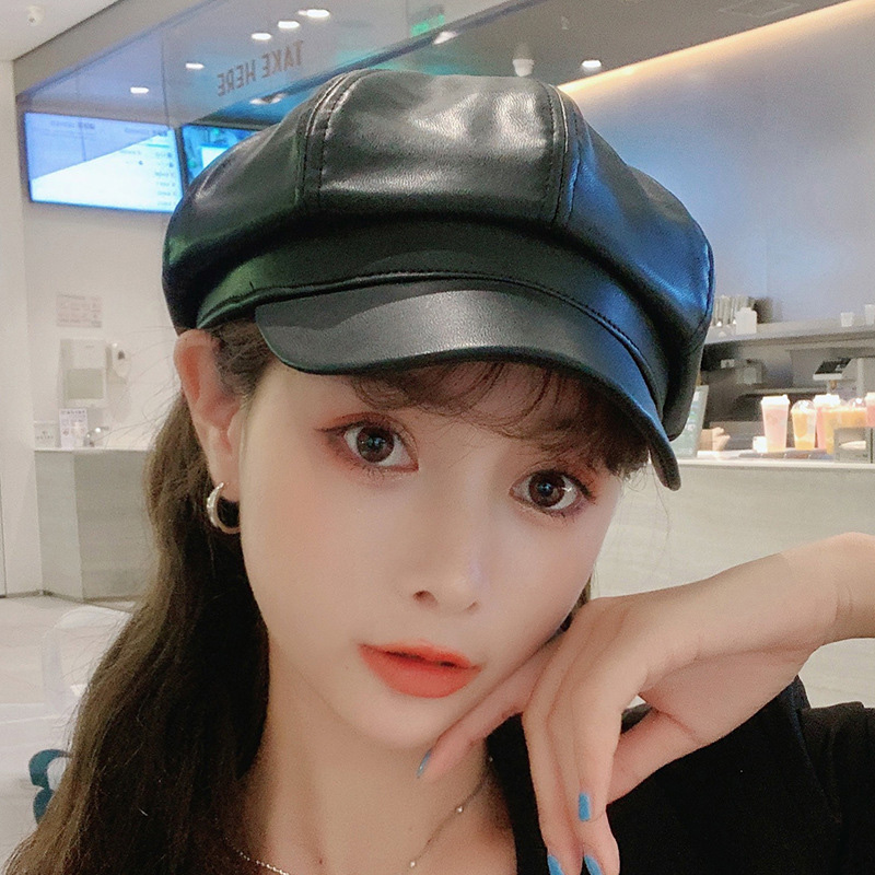 Mũ nồi da bóng Hàn Quốc MN02 siêu xinh