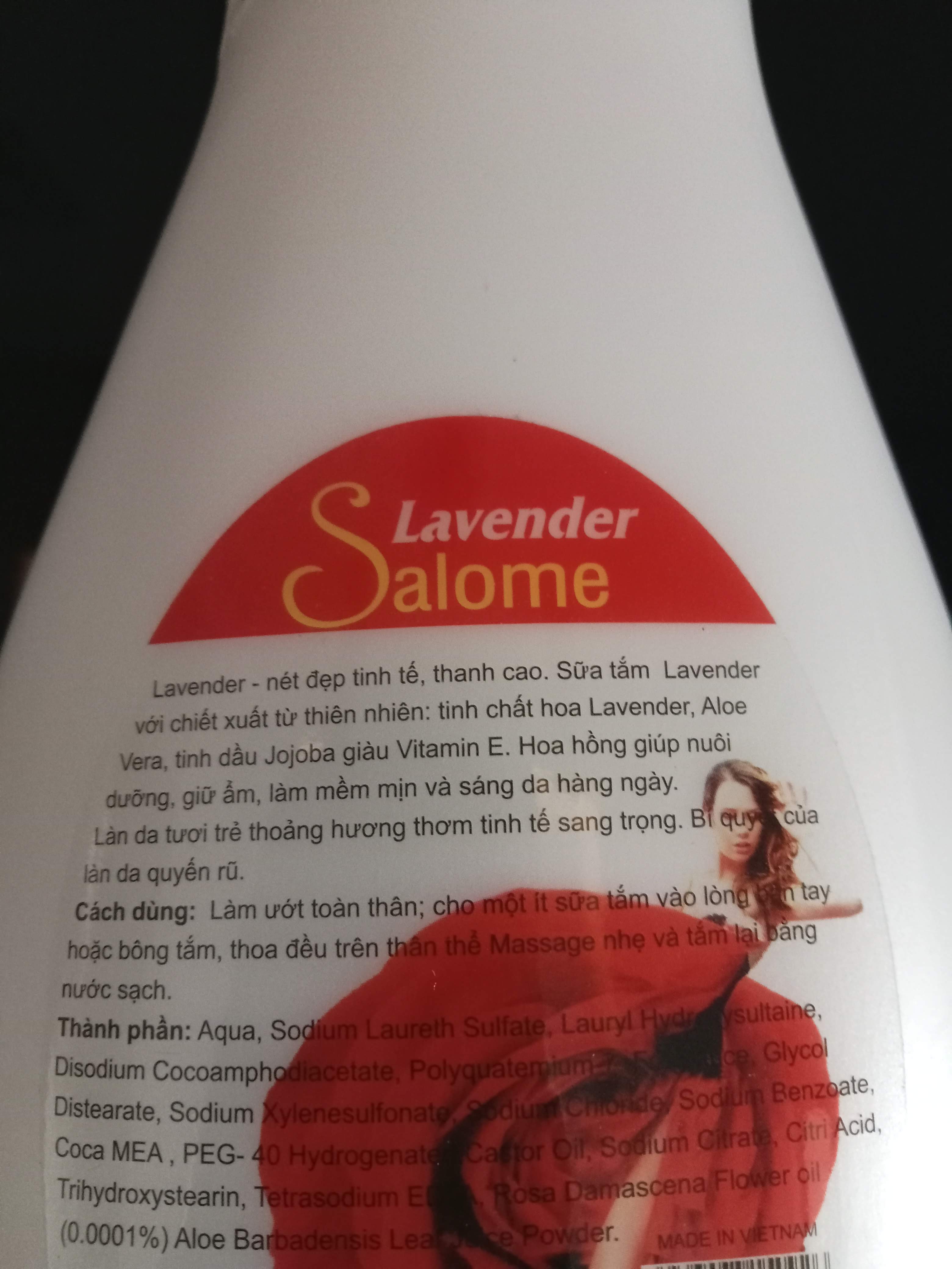 sữa tắm trắng da salome 1000ml