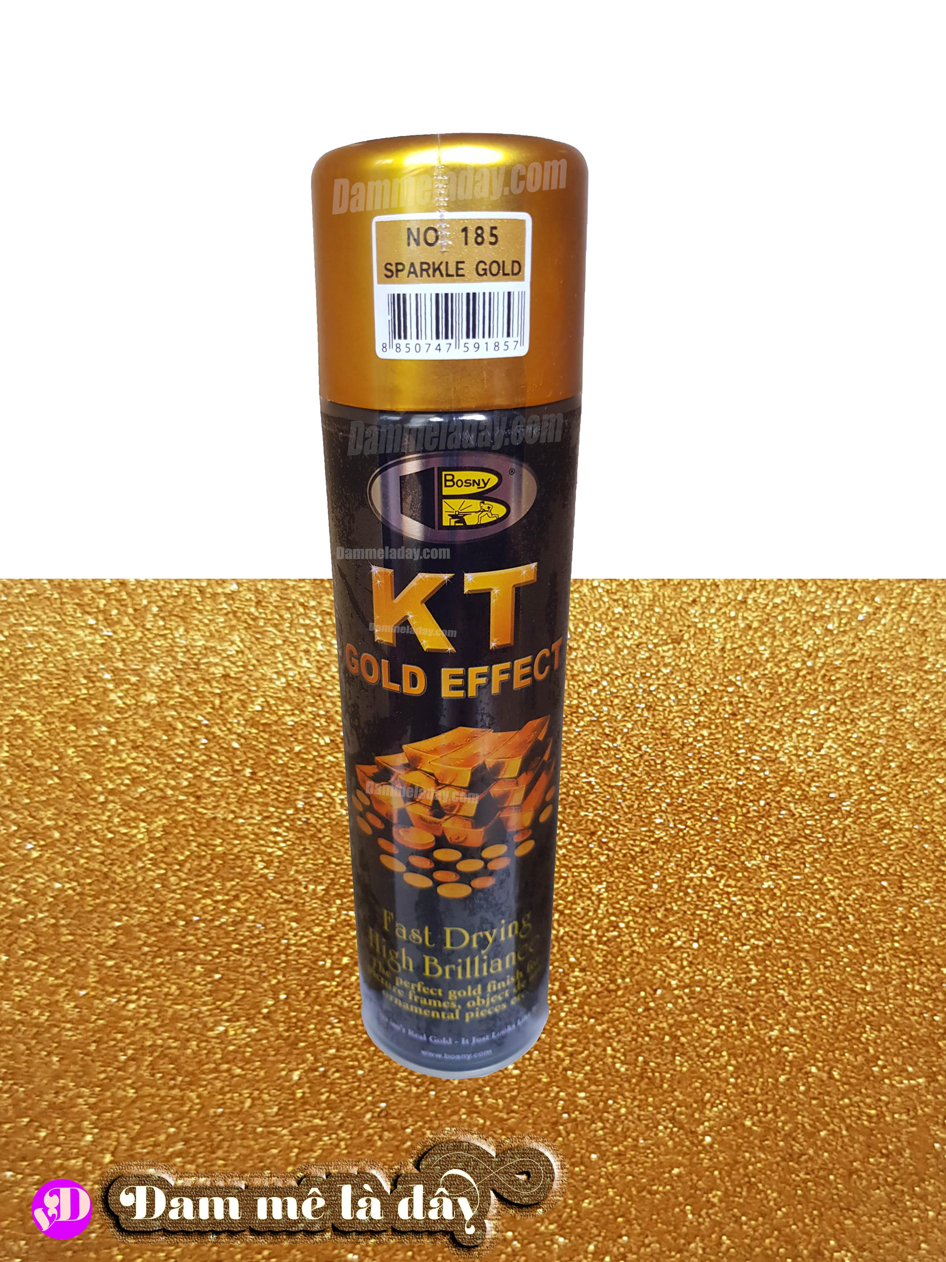 [HCM]Sơn hiệu ứng mạ vàng kt gold efect bosny( màu Sparkle Gold( No.185))