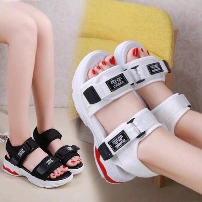 SANDAL ĐẾ CAO HAI MÀU giá rẻ
