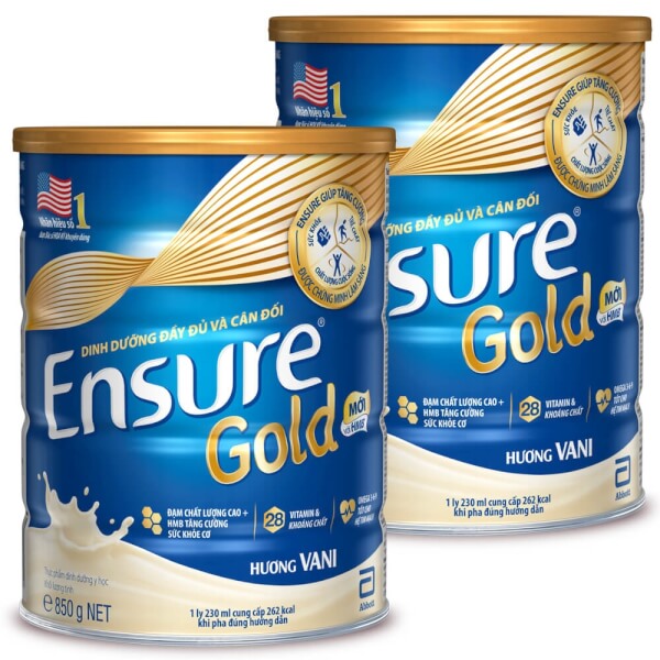 [HCM]Sữa Bột Ensure Gold 850g Hương Vani